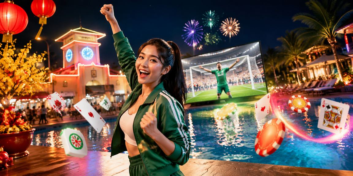 Người chơi bài tại lễ hội Tết ở thành phố Hồ Chí Minh